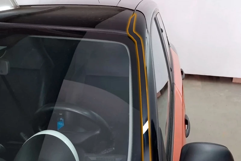 Водосток лобового стекла Премиум для Smart Forfour II  Стрелка 11 VP.051