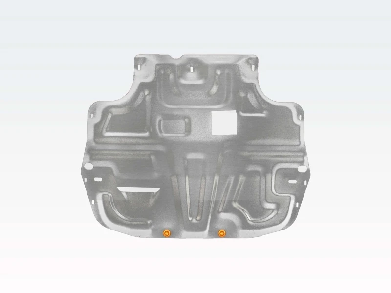 Защита картера и КПП для Skoda Octavia II (A5)  Alfeco ALF2012AL4