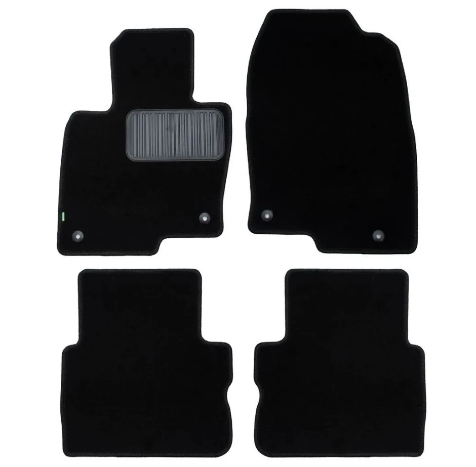 Коврики в салон текстиль Klever Standard 4 шт для Mazda CX-5 II Рестайлинг Черный