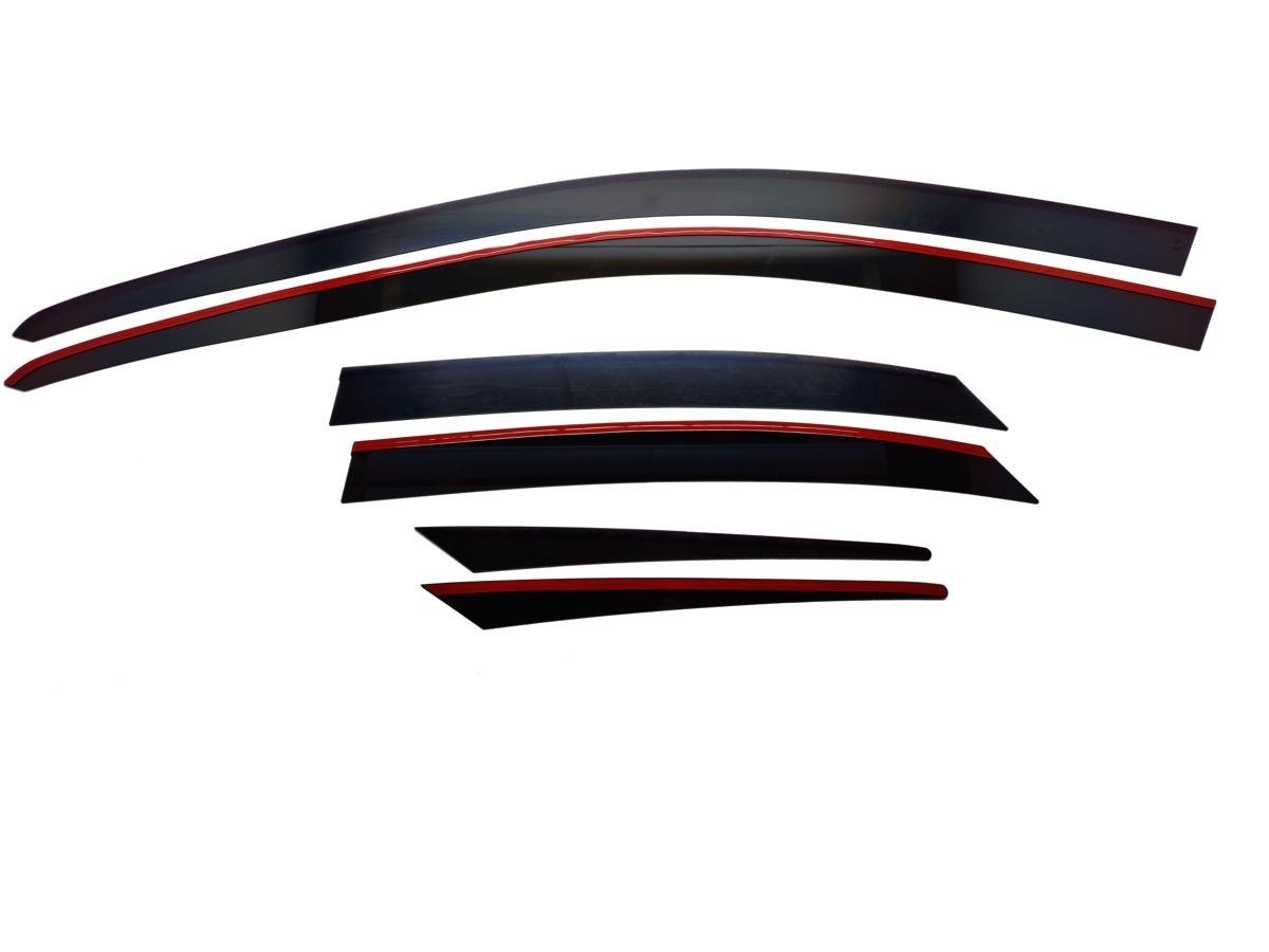 Дефлекторы окон 2D 6 шт для Lexus NX I Рестайлинг