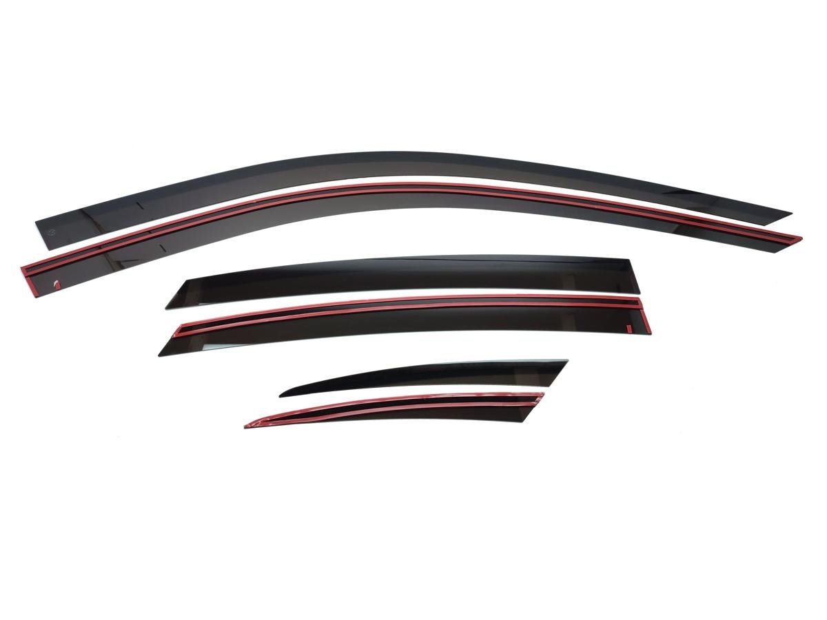 Дефлекторы окон 2D 6 шт для Infiniti Q70 I Рестайлинг