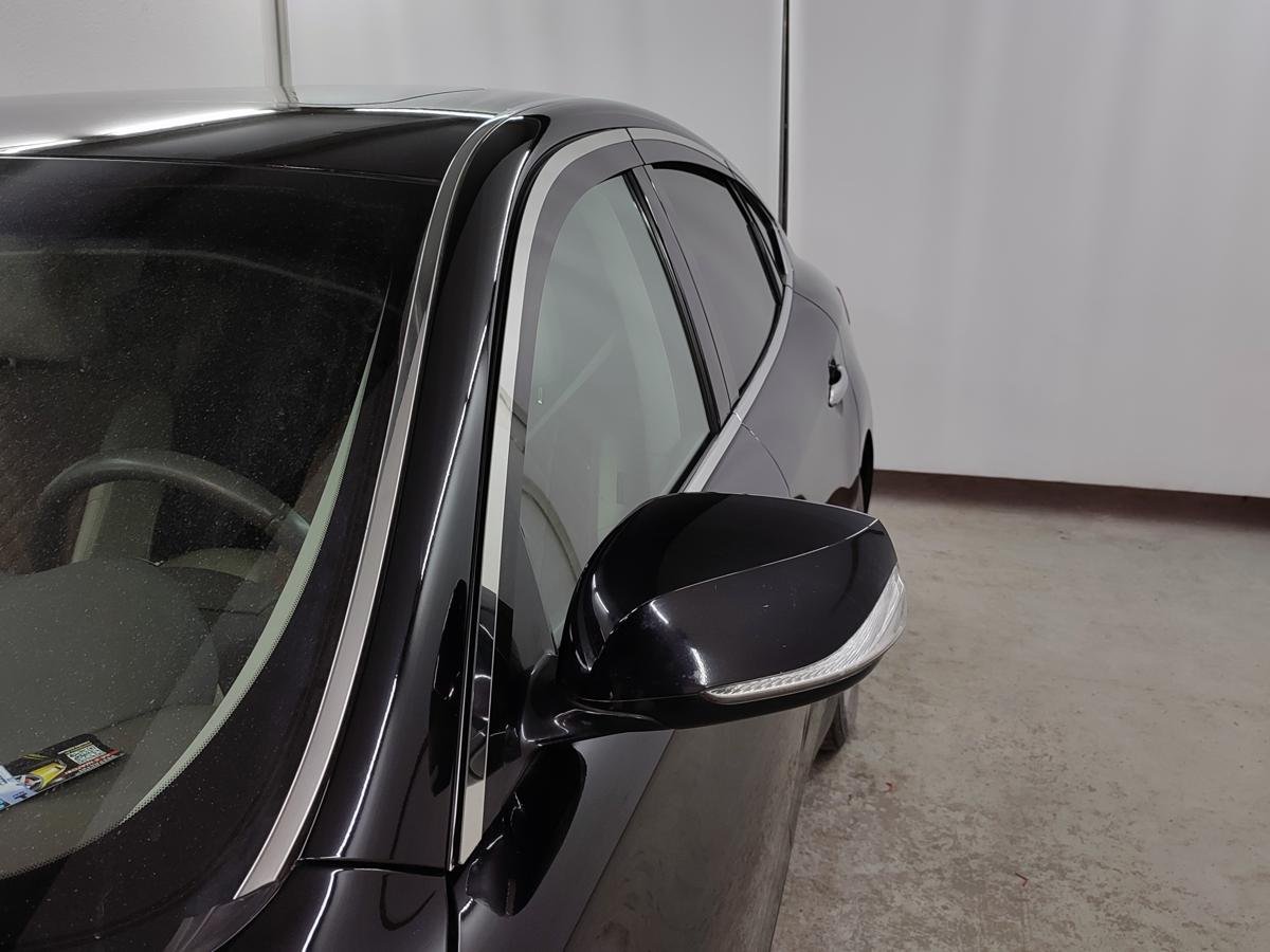 Дефлекторы окон с хром накладками 2D 6 шт для Infiniti Q70 I Рестайлинг