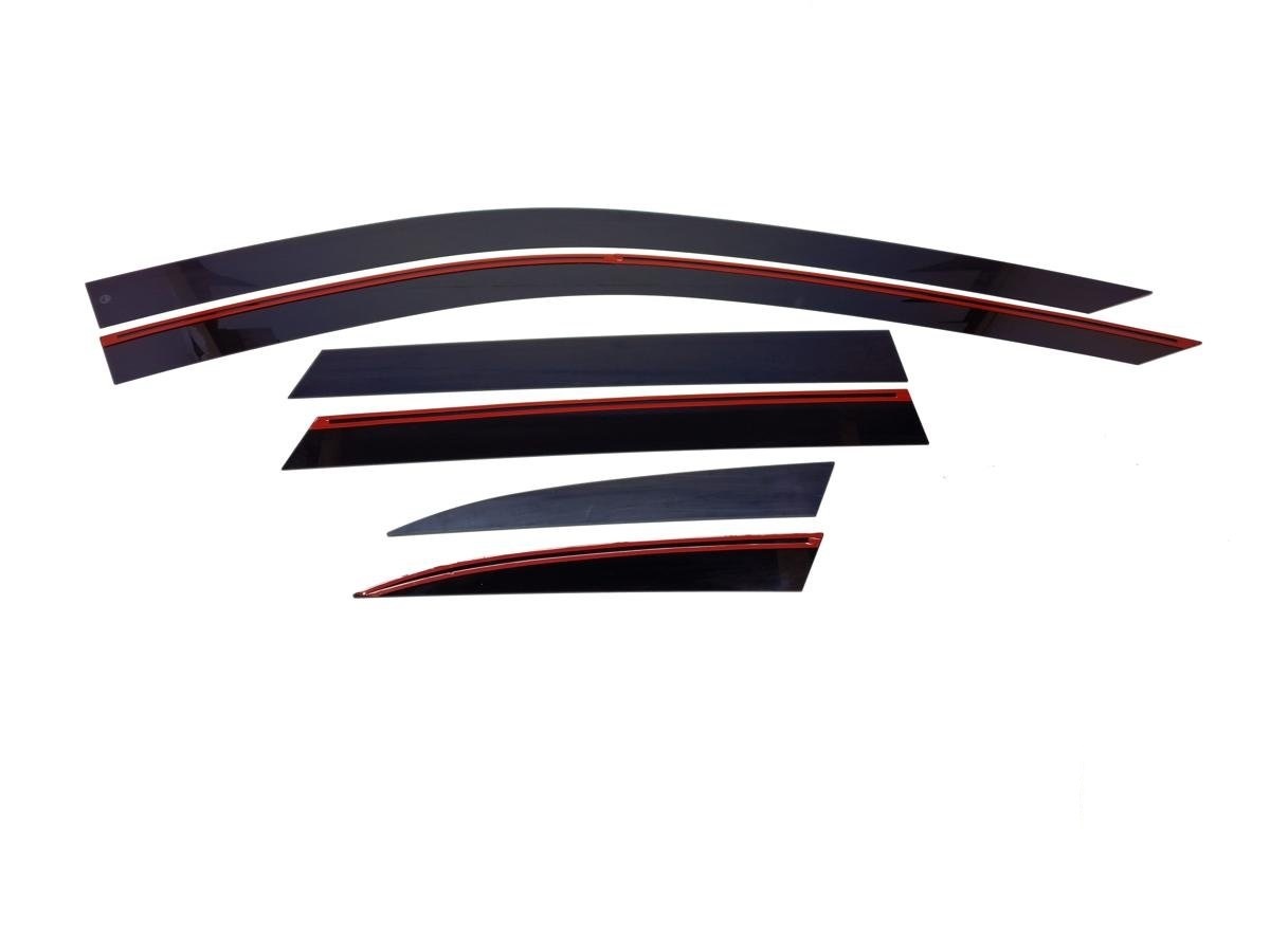 Дефлекторы окон 2D 6 шт. для Audi A6 V (C8)