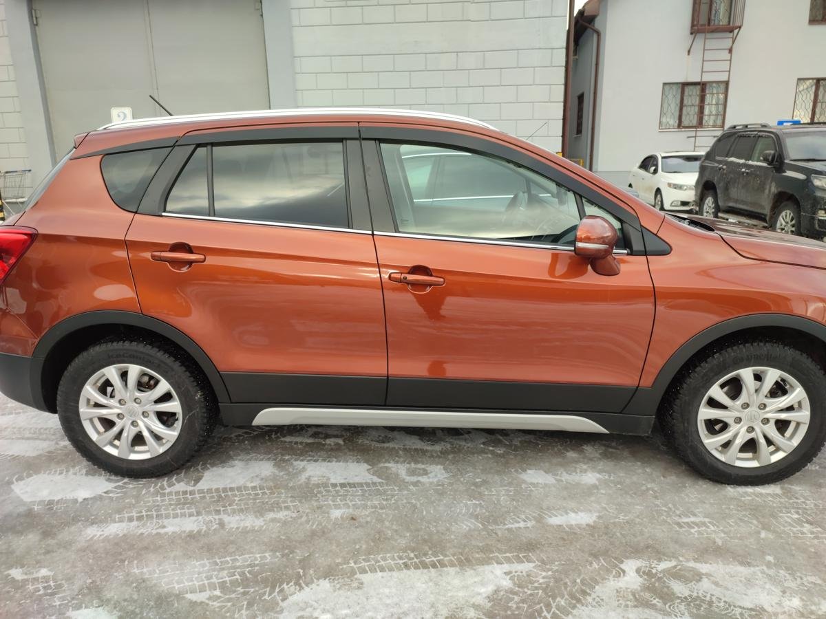 Дефлекторы окон 2D 6 шт для Suzuki SX4 II (S-Cross) Рестайлинг