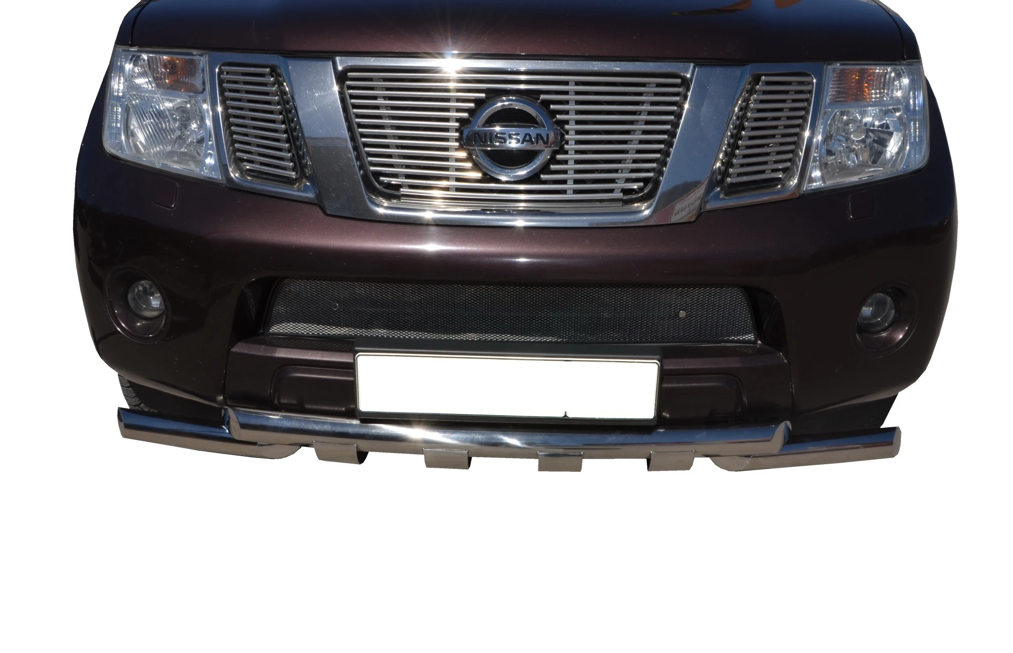 Защита переднего бампера G d60/60 мм для Nissan Pathfinder III Рестайлинг  Юко NPF.10.05