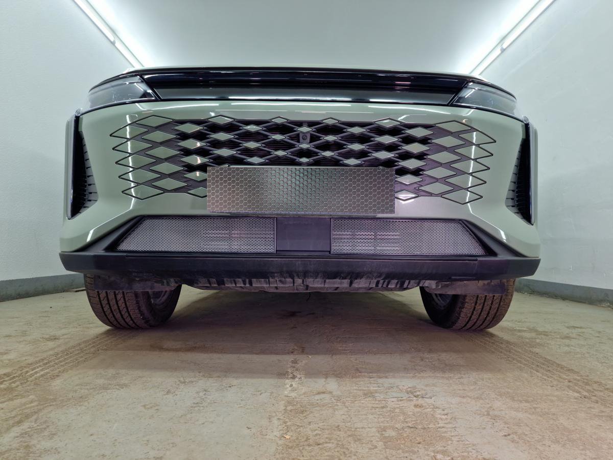 Защитная сетка радиатора низ 2 части для EXEED RX