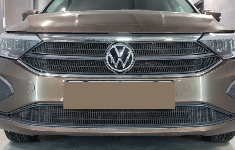 Комплект сеток black верх 4 части (Origin, Respect, Status) и низ для Volkswagen Polo VI Черный Стрелка 11 VWPOL20ORS.top.black-VWPOL20.bot.black