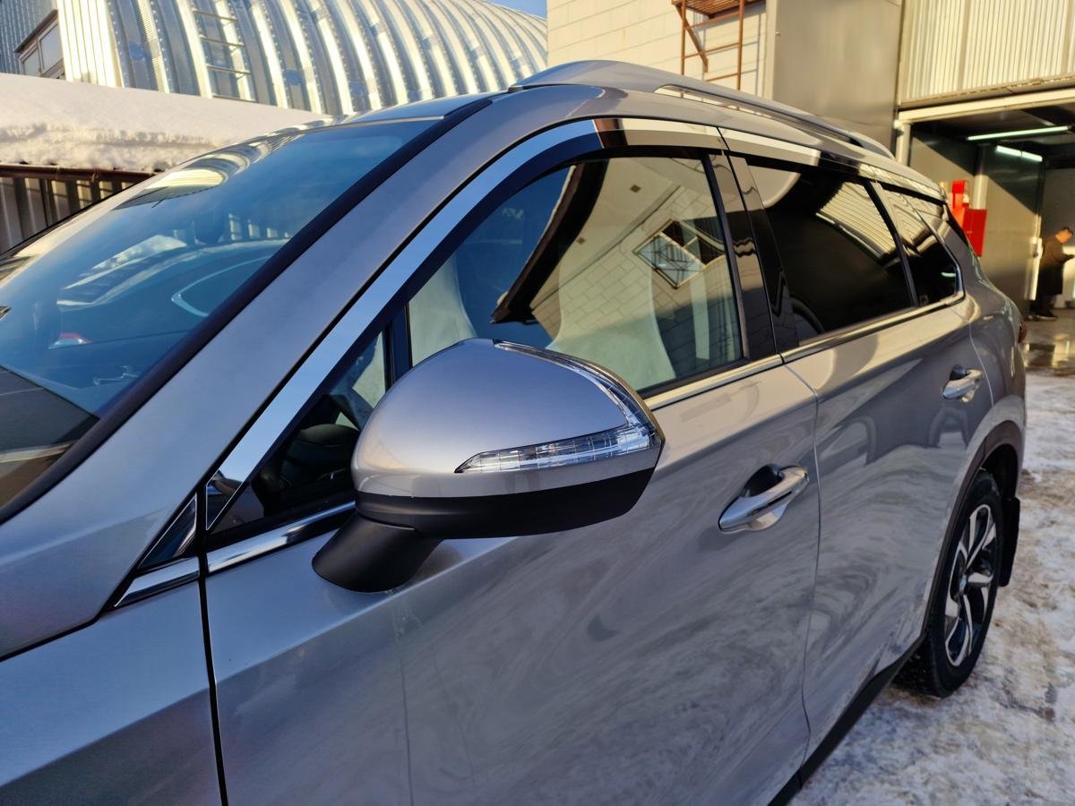 Дефлекторы окон с хром накладками 2D 6 шт для GAC GS5 I