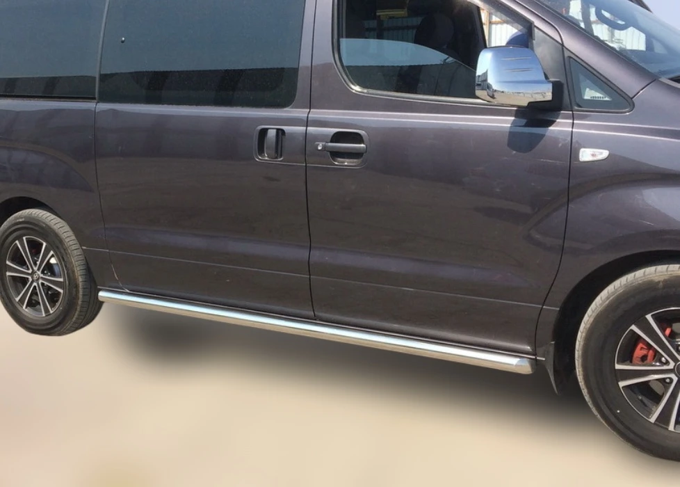 Пороги труба d60 мм для Hyundai Grand Starex I  Юко HYGS.07.32