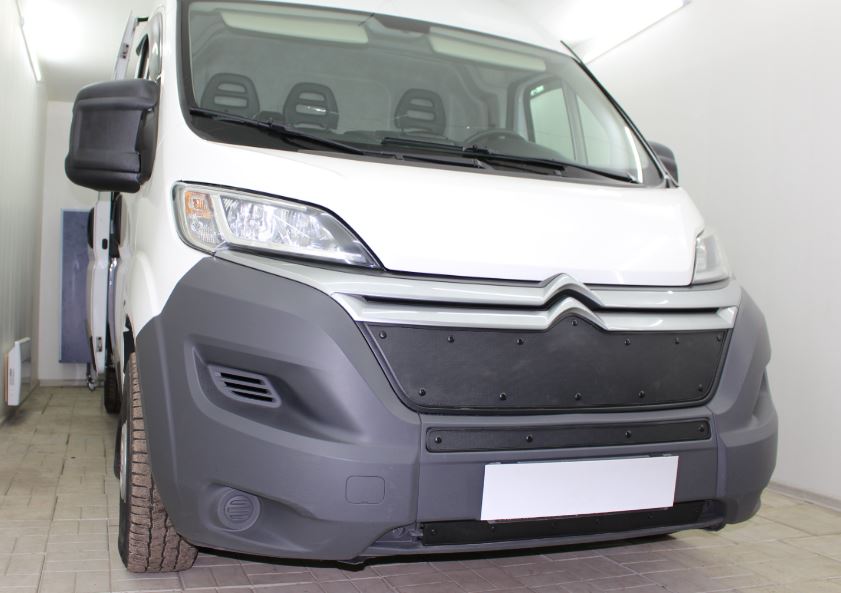 Зимняя заглушка радиатора к съемной сетке верх для Citroen Jumper  II Рестайлинг