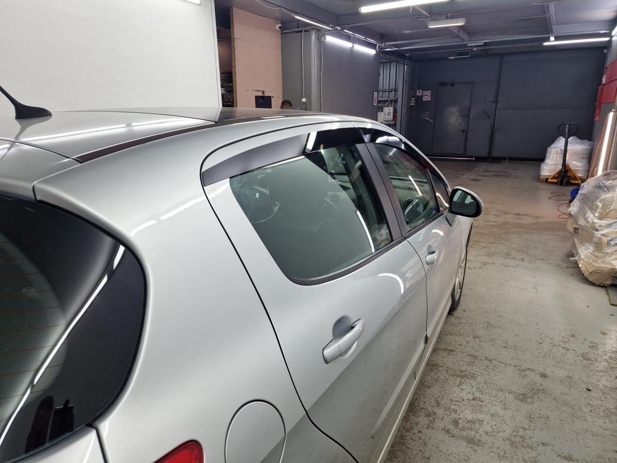 Дефлекторы окон 2D 4 шт. для Peugeot 308 I Рестайлинг