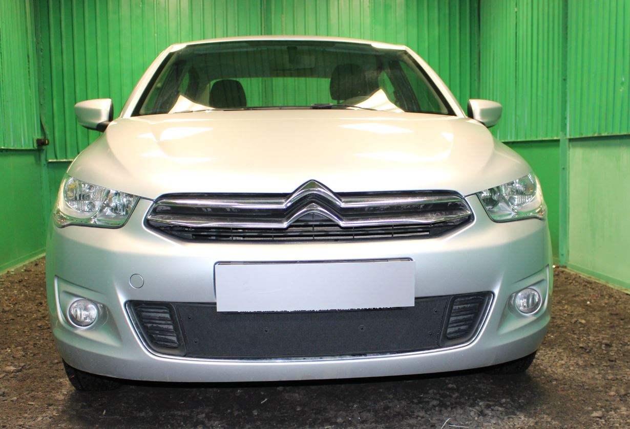 Зимняя заглушка радиатора к съемной сетке для Citroen C-Elysee I