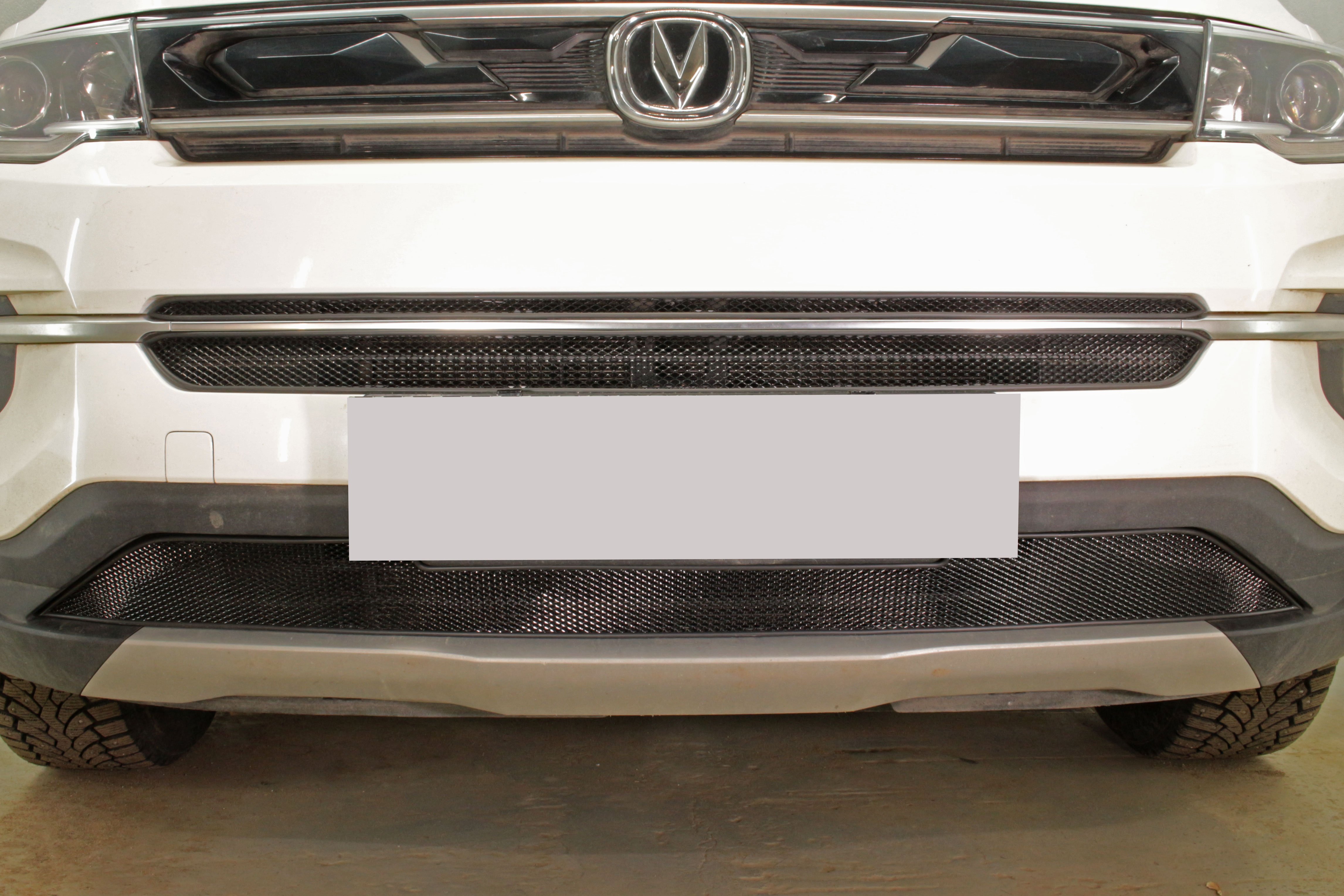 Защитная сетка радиатора верх 2 части для Changan CS35PLUS I