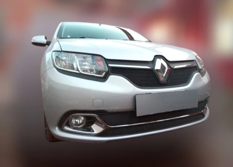 Комплект сеток black верх и низ (Privilege, Luxe Privilege) для Renault Logan II Черный Стрелка 11 RLOG14.LUX.bot.black-RLOG14.RSAN14.top.black