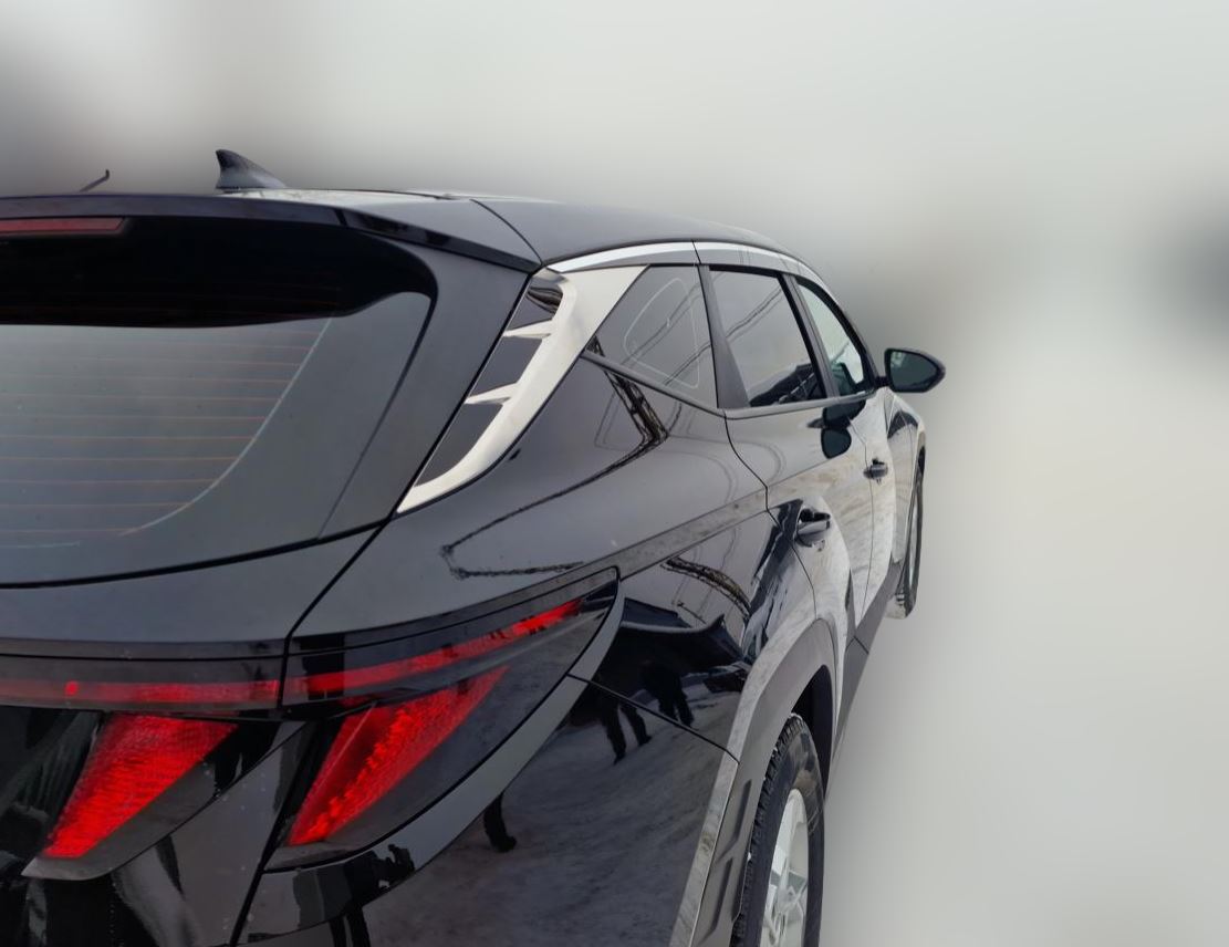 Наклейки на боковые хромированные накладки для Hyundai Tucson IV Рестайлинг