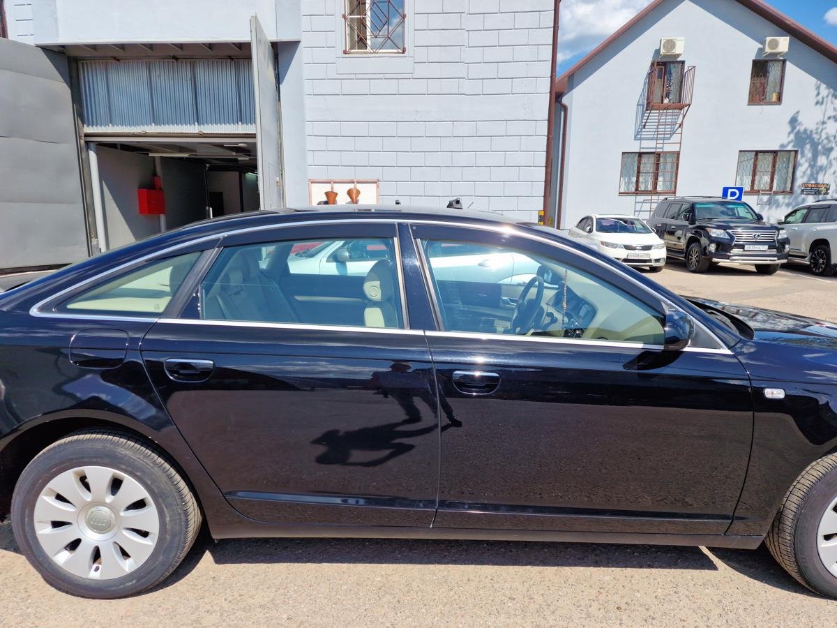 Дефлекторы окон 2D 6 шт (для кузова седан) для Audi A6 III (C6)