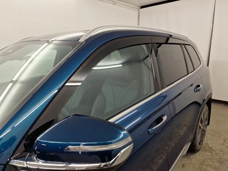 Дефлекторы окон 2D 6 шт для Geely Monjaro Черные Стрелка 11 2D138-6.S11