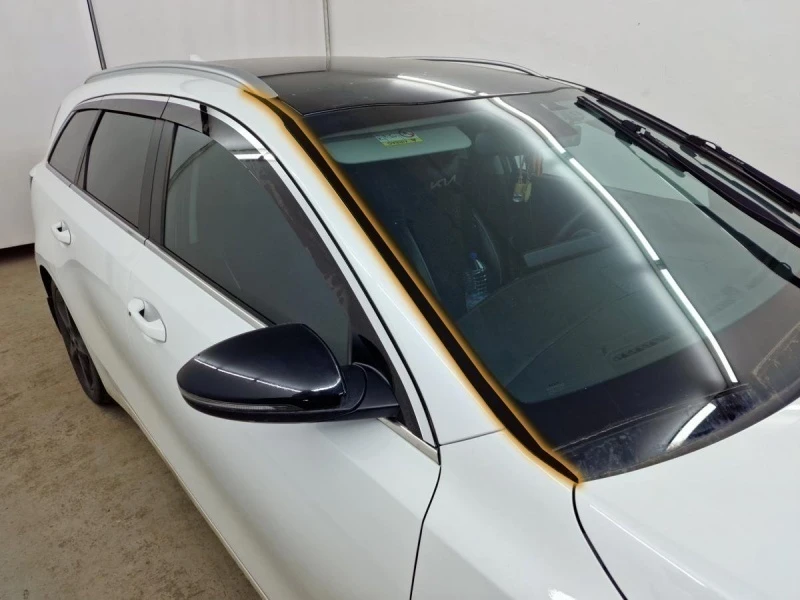 Водосток лобового стекла Премиум для Kia Ceed III Рестайлинг Черный Стрелка 11 VP.066