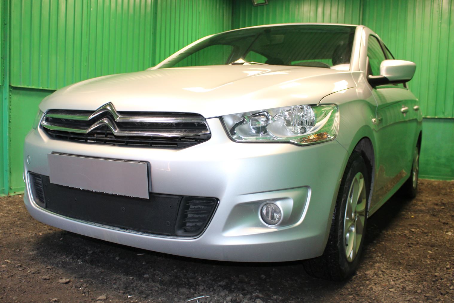 Зимняя заглушка радиатора к съемной сетке для Citroen C-Elysee I