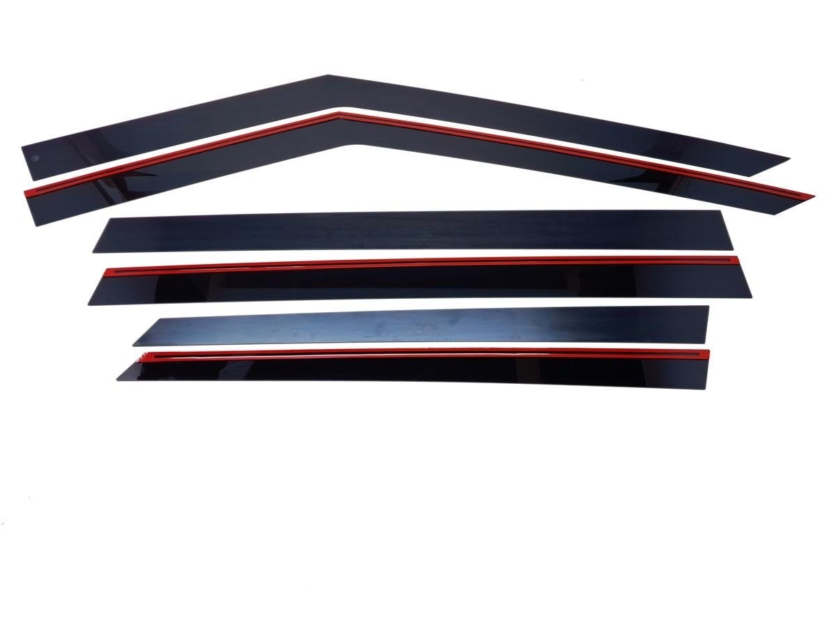 Дефлекторы окон 2D 6 шт. для Lynk&Co 900 I