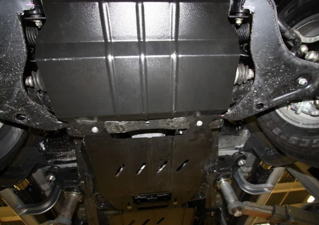 Защита КПП для Mitsubishi Pajero Sport II Рестайлинг