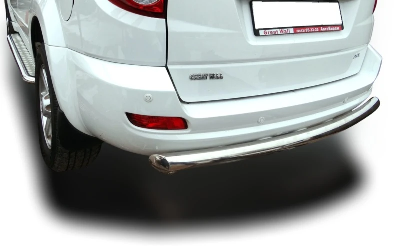 Защита заднего бампера d60 мм для Haval H5 I  Юко GWH5.20.11