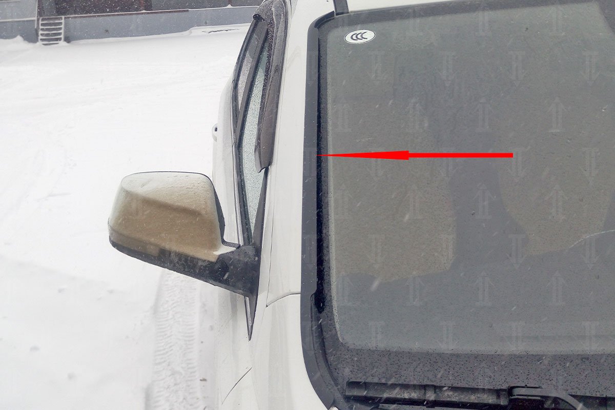 Дефлектор (водосток) лобового стекла для FAW Besturn X40 I