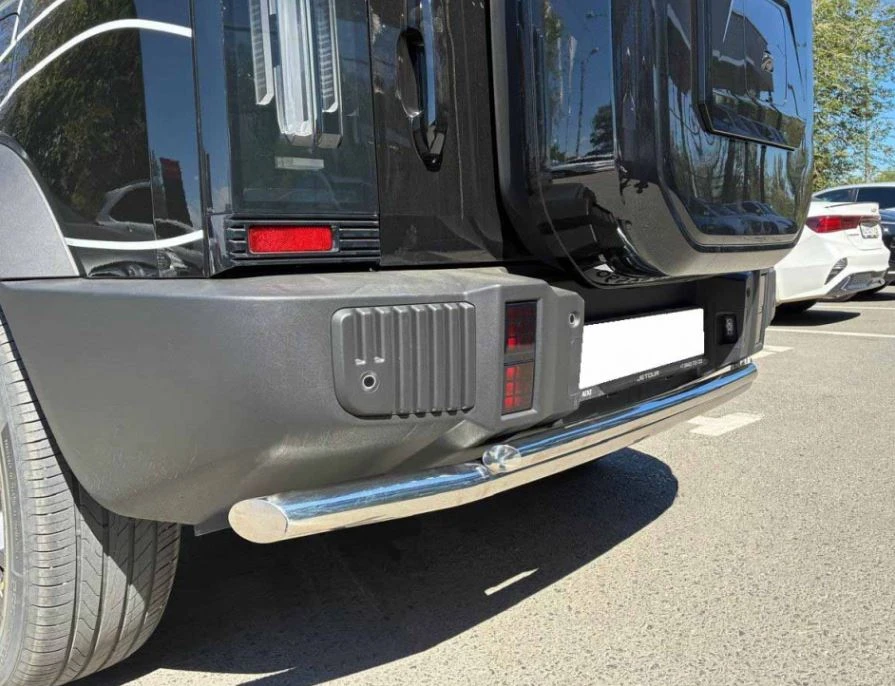 Защита заднего бампера двойная d60/42 мм для Jetour T2  Юко JET.T2.24.16