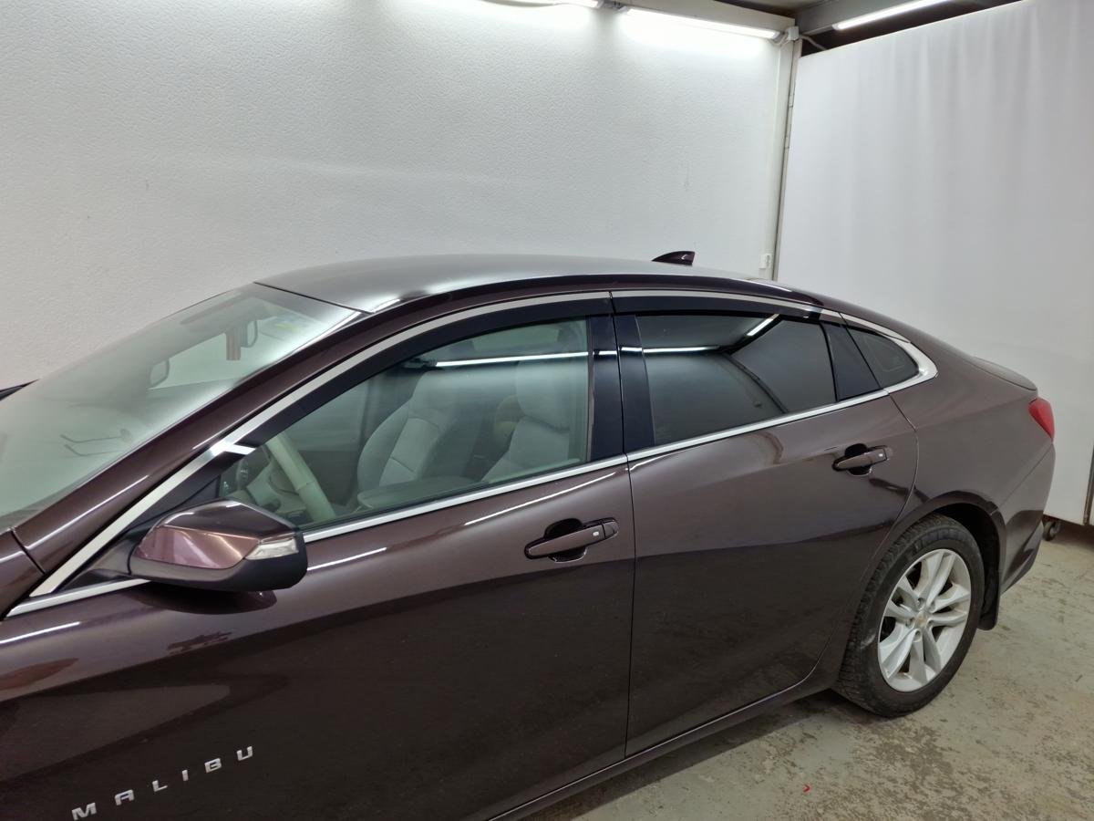 Дефлекторы окон с хром накладками 2D 6 шт (для рынка USA) для Chevrolet Malibu IX