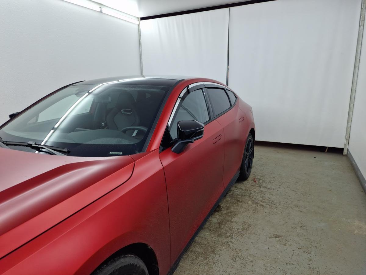 Дефлекторы окон 2D с хром накладками 6 шт. для Changan UNI-V