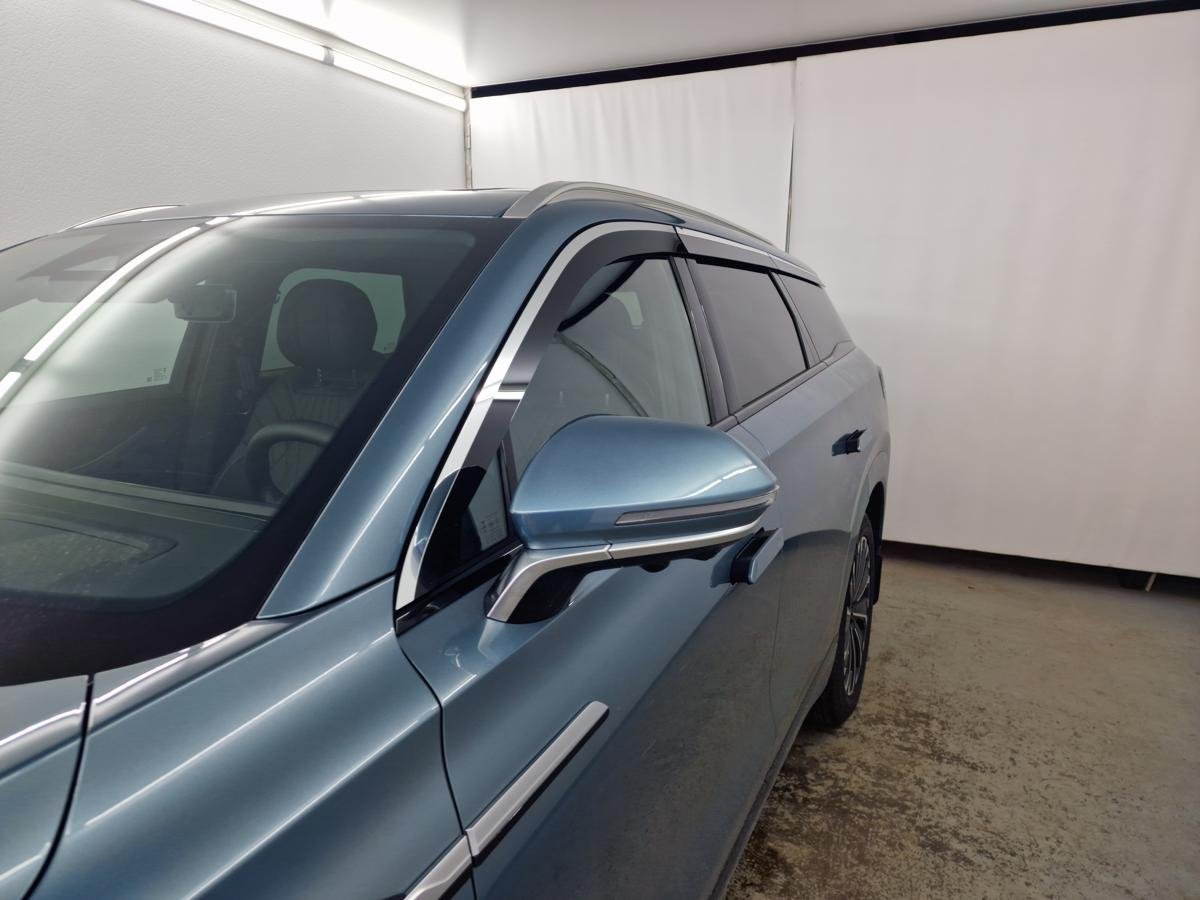 Дефлекторы окон с хром накладками 2D 6 шт для Jaecoo J8