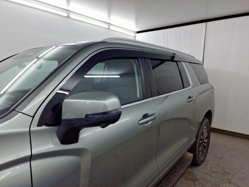 Дефлекторы окон 2D 6 шт. для Haval H5 II Черный Стрелка 11 2D250-6.S11