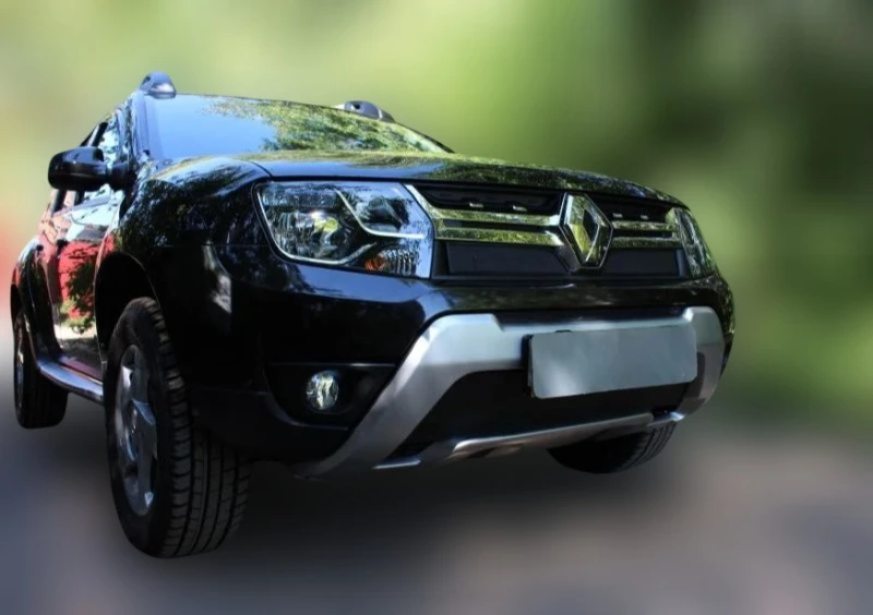 Комплект сеток black верх и низ для Renault Duster I Рестайлинг Черный Стрелка 11 RDUS15.top.black-RDUS15.bot.black