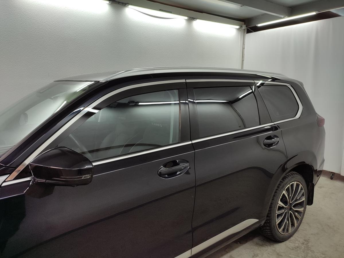 Дефлекторы окон с хром накладками 2D 6 шт для EXEED VX I