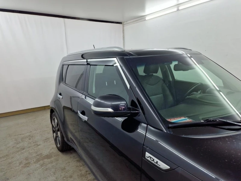 Дефлекторы окон 2D с хром накладками 6 шт. для Kia Soul II Рестайлинг Хром Стрелка 11 2D353-6C.S11