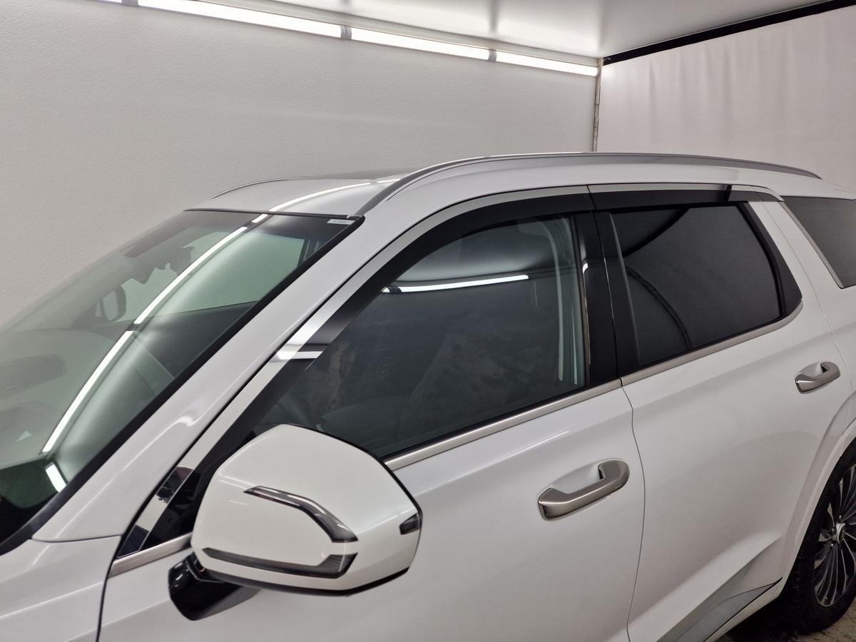 Дефлекторы окон с хром накладками 2D 6 шт для Hyundai Palisade I