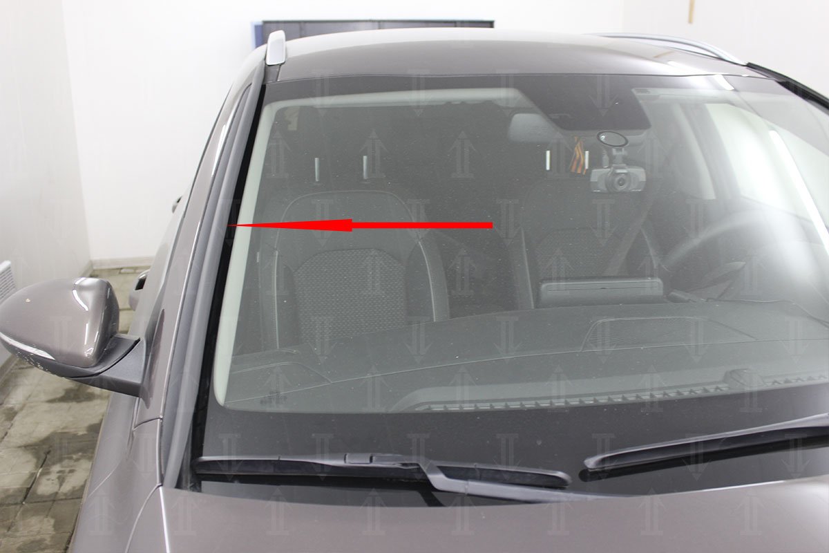 Дефлектор (водосток) лобового стекла для Kia Ceed III