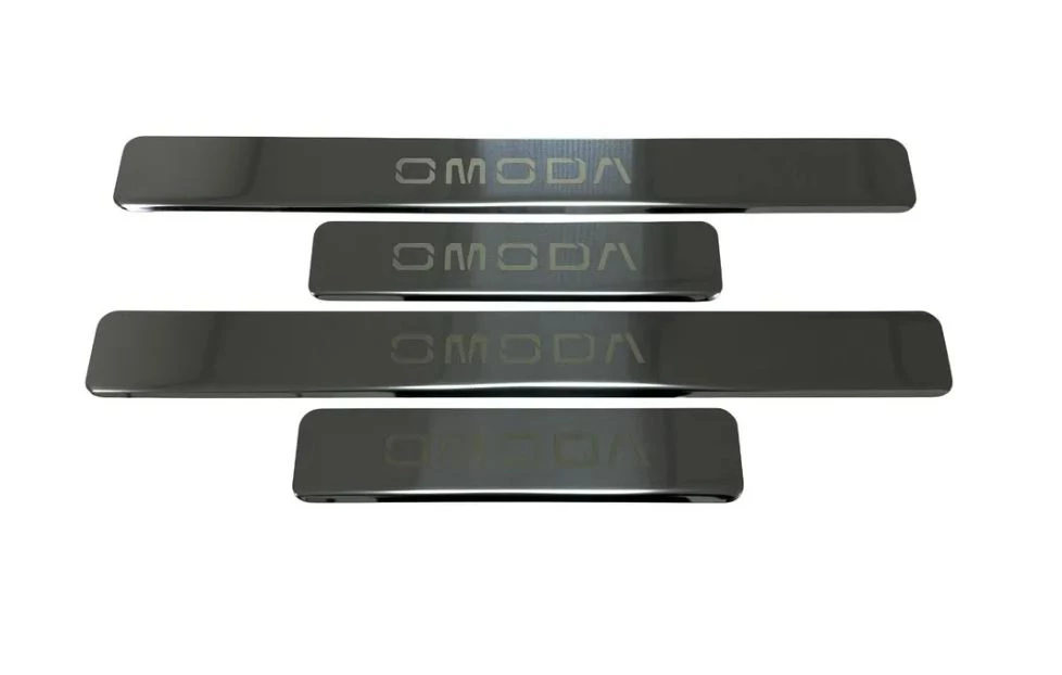 Накладки на пороги из нержавеющей стали 4шт. для Omoda S5
