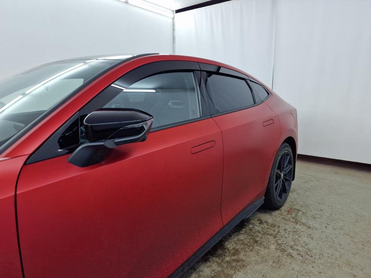 Дефлекторы окон 2D укороченный 6 шт. для Changan UNI-V