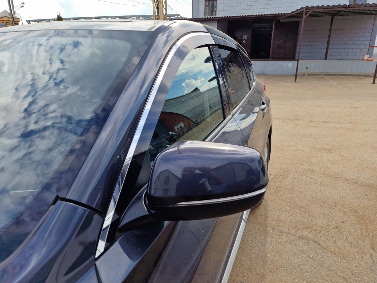 Дефлекторы окон 2D с хром накладками 6 шт. для Acura RDX III