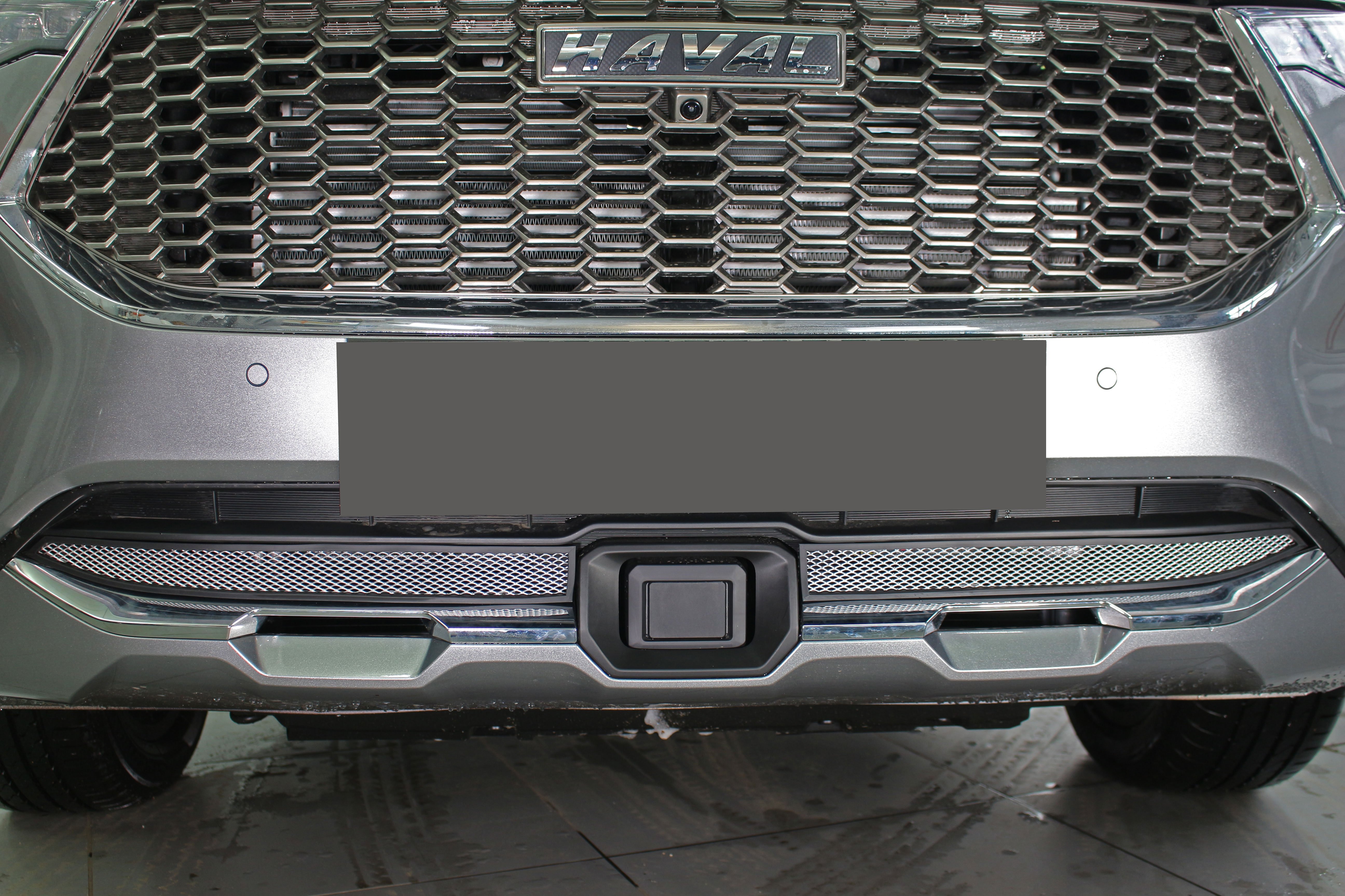 Защитная сетка радиатора низ, с датчиком АСС для Haval F7x I