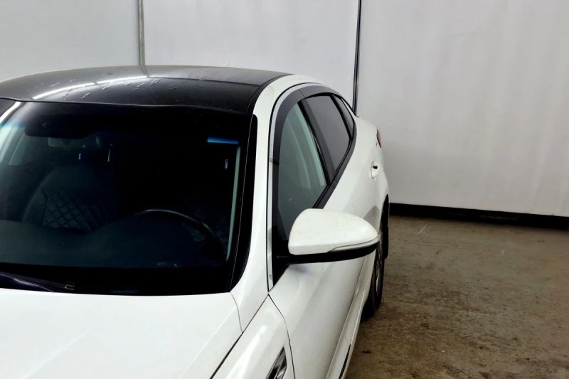 Дефлекторы окон 2D с хром накладками 6 шт. для Kia Optima IV Черный Стрелка 11 2D245-6C.S11