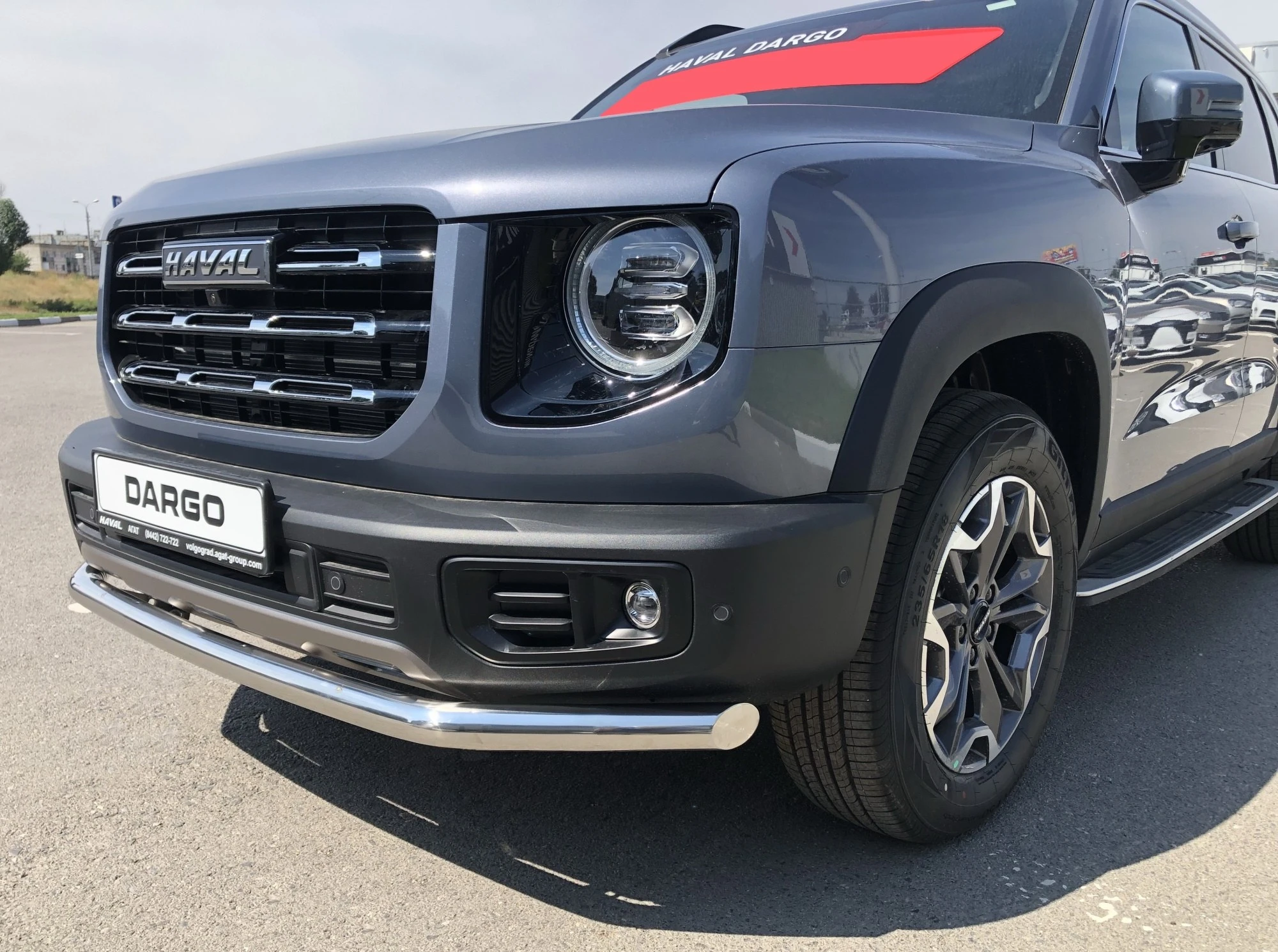 Защита переднего бампера d60 мм для Haval Dargo  Юко HVD.22.02