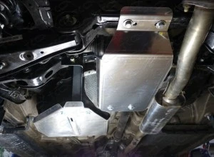 Защита заднего редуктора для Kia Sportage IV  ТСС ZKTCC00173