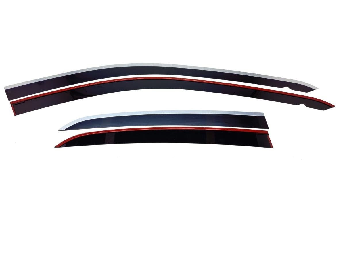 Дефлекторы окон 2D под наклоном 4 шт. для Mercedes-Benz GLA I (X156) Рестайлинг