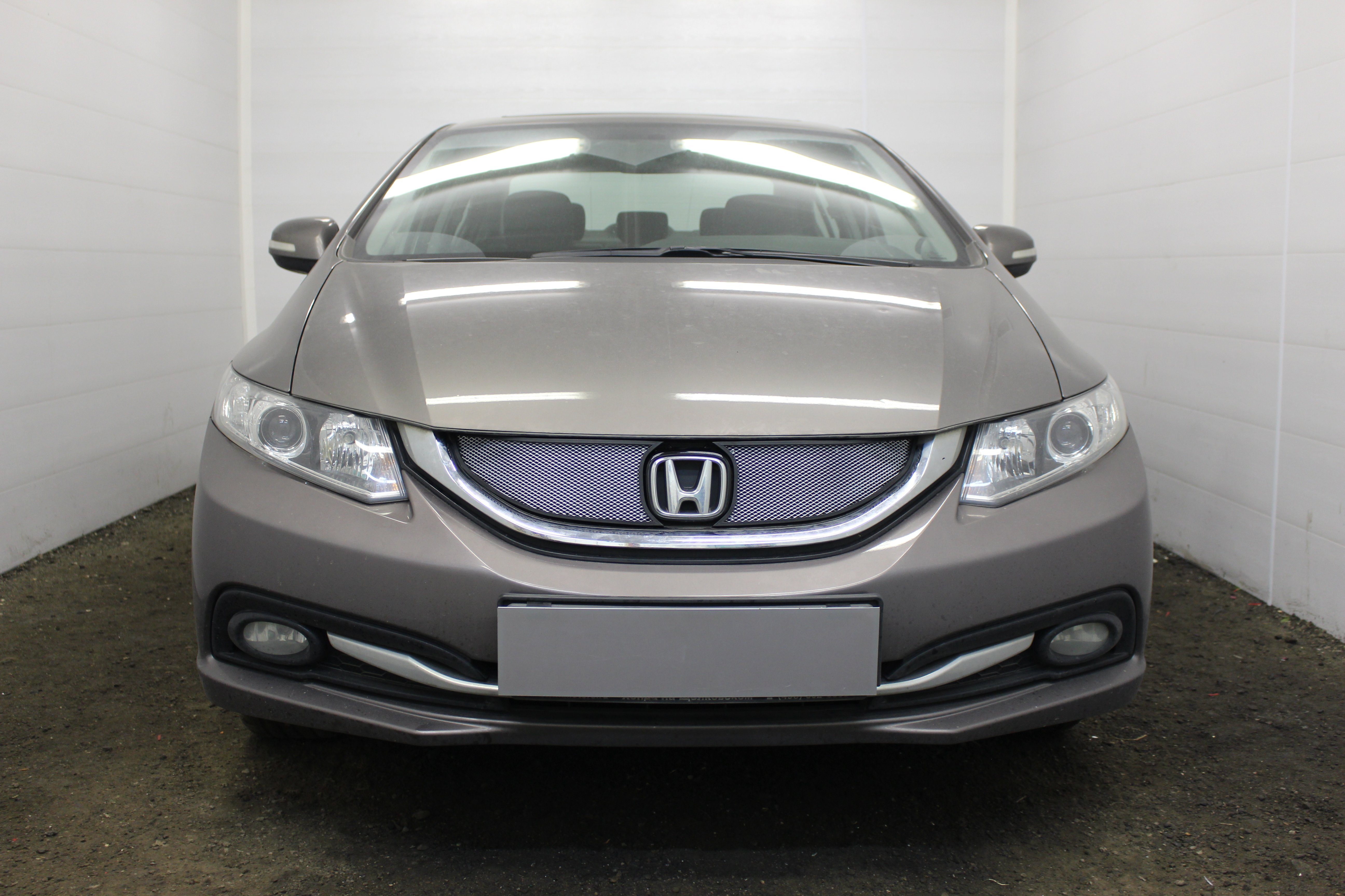 Защитная сетка радиатора для Honda Civic IX Рестайлинг