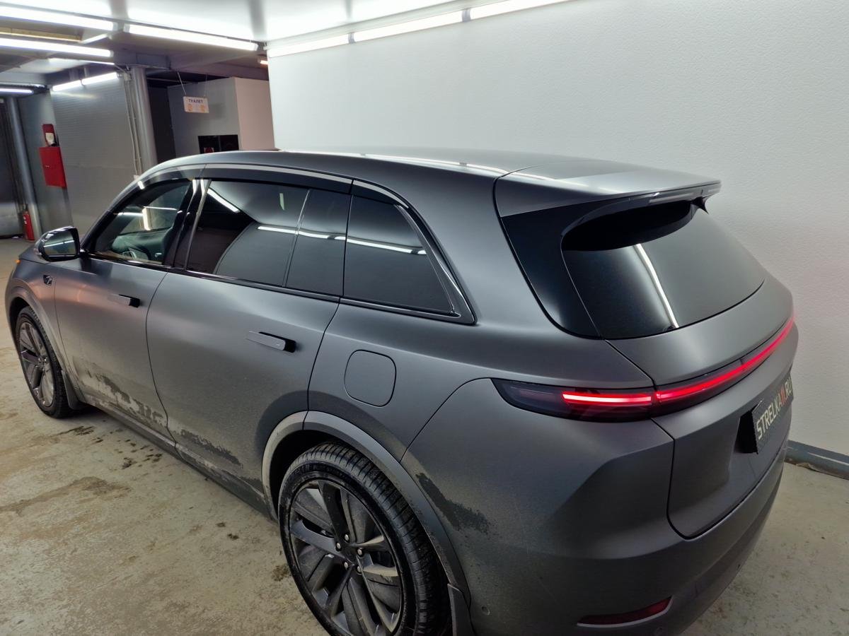 Дефлекторы окон 2D с хром накладками 6 шт. для LiXiang L7