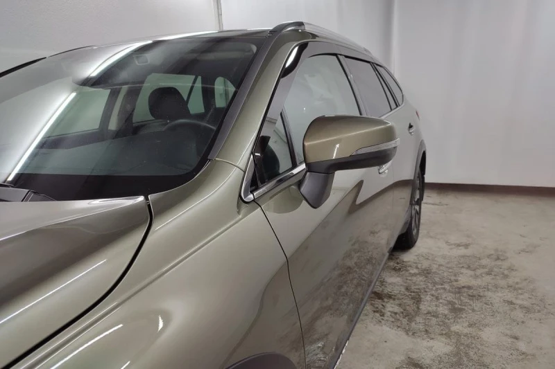 Дефлекторы окон 2D 6 шт для Subaru Outback V Рестайлинг Черные Стрелка 11 2D081-6.S11