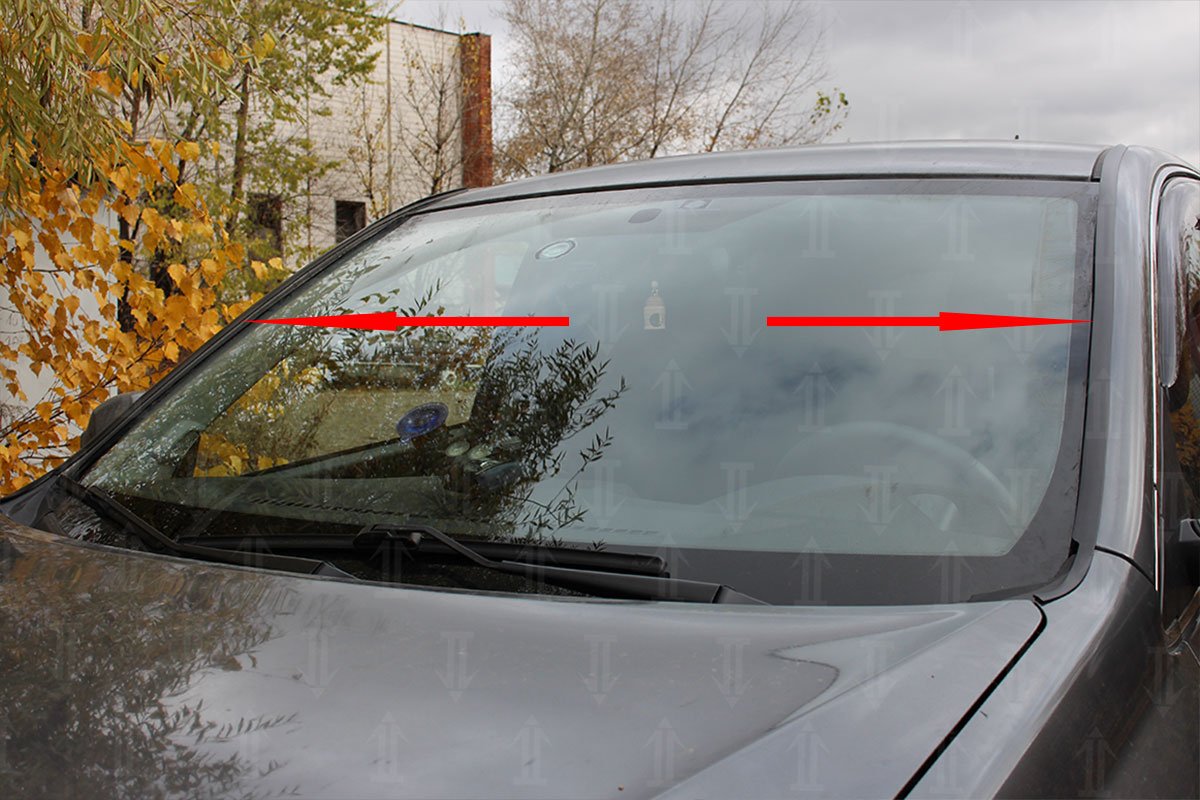 Дефлектор (водосток) лобового стекла для Chery Tiggo 5 I Рестайлинг