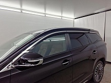 Дефлекторы окон с хром накладками 2D 6 шт для Jetour X90 PLUS